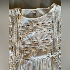 White knit Amuse Society top - Small